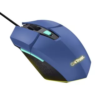 TRUST egér GXT 109B FELOX Gaming egér, optikai, USB, kék