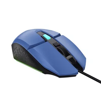 TRUST egér GXT 109B FELOX Gaming egér, optikai, USB, kék