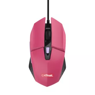 TRUST egér GXT 109P FELOX Gaming egér, optikai, USB, rózsaszín, rózsaszín