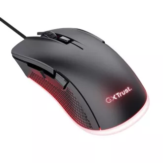 TRUST GXT 922 YBAR Gaming egér, optikai, USB, fekete