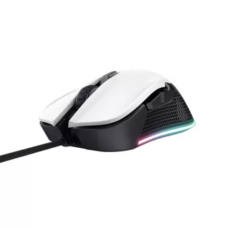 TRUST GXT 922W YBAR Eco Gaming egér, optikai, USB, fehér