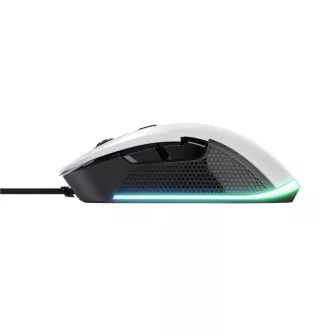 TRUST GXT 922W YBAR Eco Gaming egér, optikai, USB, fehér