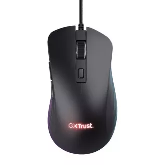 TRUST Gaming egér GXT 924 YBAR  Gaming egér, optikai, USB, fekete