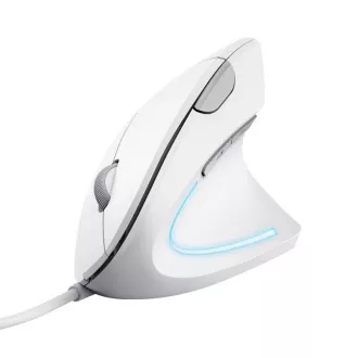 TRUST Verto függőleges egér, ergonomikus egér, USB, fehér TRUST Verto függőleges egér, ergonomikus egér, USB, fehér
