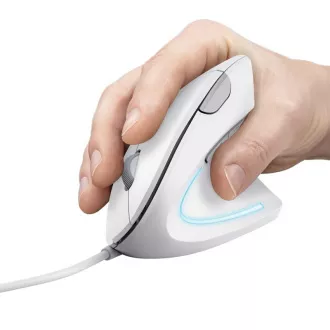 TRUST Verto függőleges egér, ergonomikus egér, USB, fehér TRUST Verto függőleges egér, ergonomikus egér, USB, fehér