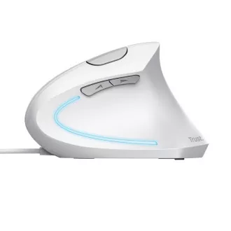 TRUST Verto függőleges egér, ergonomikus egér, USB, fehér TRUST Verto függőleges egér, ergonomikus egér, USB, fehér