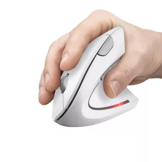 TRUST Verto függőleges egér Vezeték nélküli ergonomikus egér, USB, fehér TRUST Verto függőleges egér Vezeték nélküli ergonomikus egér, USB, fehér