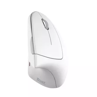 TRUST Verto függőleges egér Vezeték nélküli ergonomikus egér, USB, fehér TRUST Verto függőleges egér Vezeték nélküli ergonomikus egér, USB, fehér
