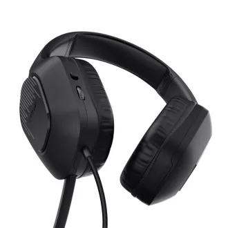 TRUST Headset   egér   egérpad GXT 790 3in1 Gaming Bundle, Fekete