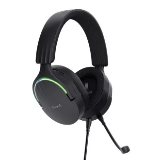 TRUST Gaming headset GXT 490 FAYZO, USB, fekete, fekete TRUST Gaming headset GXT 490 FAYZO, USB, fekete, fekete
