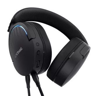 TRUST Gaming headset GXT 490 FAYZO, USB, fekete, fekete TRUST Gaming headset GXT 490 FAYZO, USB, fekete, fekete