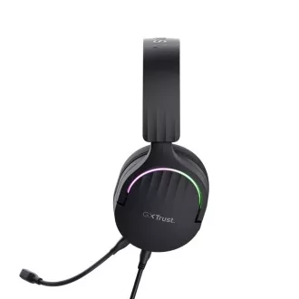 TRUST Gaming headset GXT 490 FAYZO, USB, fekete, fekete TRUST Gaming headset GXT 490 FAYZO, USB, fekete, fekete