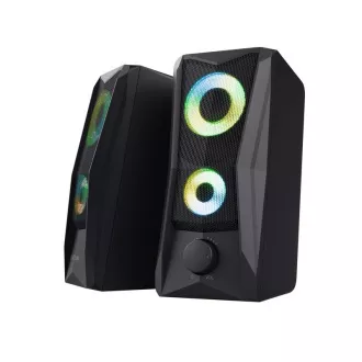 TRUST Speakers GXT 606 Javv RGB-világítású 2.0 hangszórókészlet, fekete