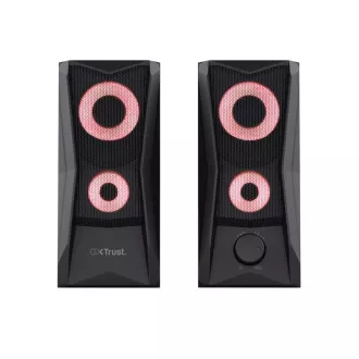TRUST Speakers GXT 606 Javv RGB-világítású 2.0 hangszórókészlet, fekete