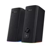 TRUST Speakers GXT 612 CETIC RGB-világítású 2.0 hangszórókészlet, Bluetooth, fekete