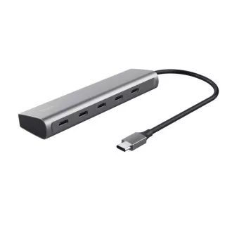 TRUST Halyx Alumínium 5 portos USB 3.2 Gen1 hub TRUST Halyx Alumínium 5 portos USB 3.2 Gen1 hub