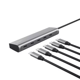 TRUST Halyx Alumínium 5 portos USB 3.2 Gen1 hub TRUST Halyx Alumínium 5 portos USB 3.2 Gen1 hub