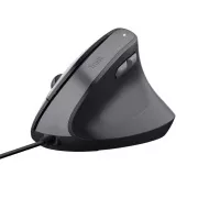 TRUST egér Bayo II Ergonomikus függőleges egér, USB, fekete
