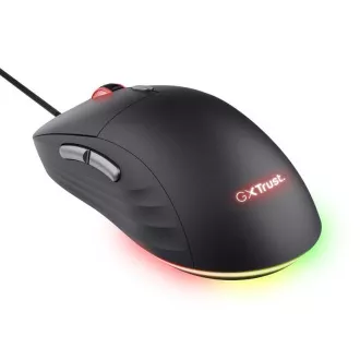 TRUST GXT925 Redex II Gaming egér, optikai, RGB, fekete