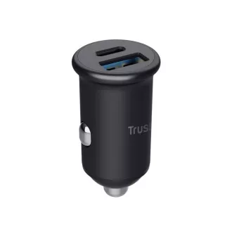 TRUST MAXO autós töltő 38W, 1x USB-C, 1x USB