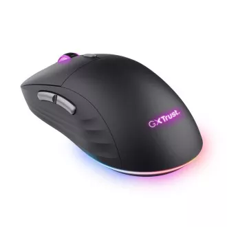 TRUST GXT926 Redex II Gaming egér, vezeték nélküli, lézer, RGB, fekete