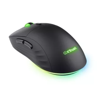 TRUST GXT927 Redex  Gaming egér, vezeték nélküli, optikai, RGB, fekete, fekete