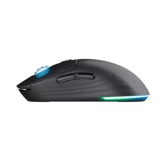 TRUST GXT927 Redex  Gaming egér, vezeték nélküli, optikai, RGB, fekete, fekete