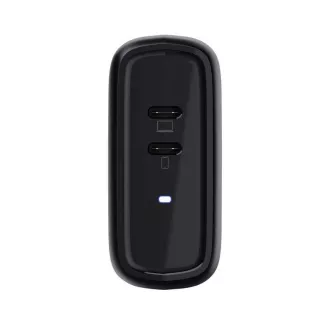 TRUST MAXO 65W-os töltő, 2x USB-C, fekete