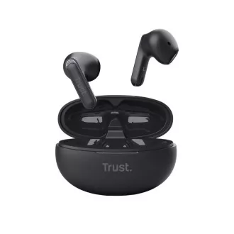TRUST fejhallgató Yavi, Bluetooth, fülhallgató, fekete