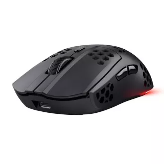 TRUST vezeték nélküli egér GXT 929 Helox Lightweight, RGB, Fekete