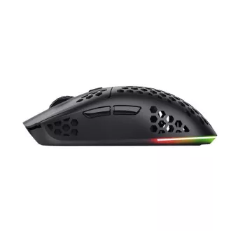 TRUST vezeték nélküli egér GXT 929 Helox Lightweight, RGB, Fekete