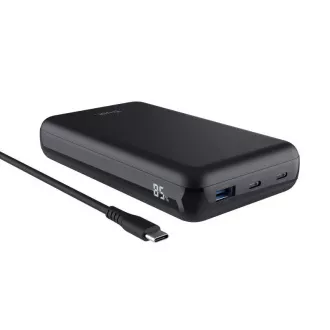 TRUST Powerbank notebookhoz 100W, 2xUSB-C, 1xUSB - 20000mAh