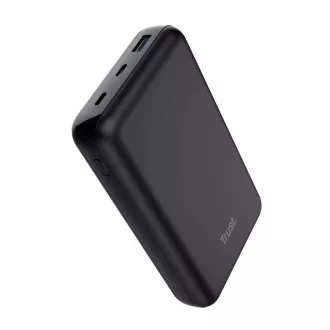 TRUST Powerbank notebookhoz 100W, 2xUSB-C, 1xUSB - 20000mAh
