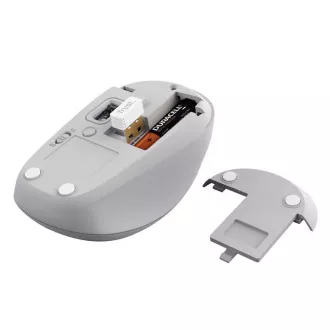 TRUST egér YVI , vezeték nélküli, Eco, fehér - bluetooth   wifi