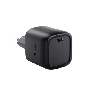 TRUST GaN töltő MAXO 30W, USB-C, fekete
