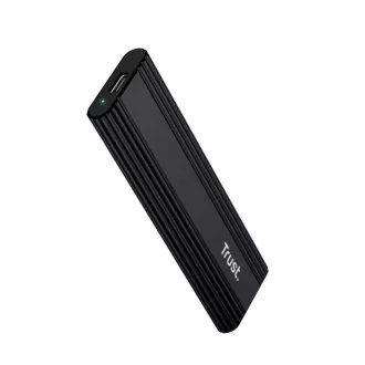 TRUST Külső doboz M.2 SSD-hez, USB-C 3.2 Gen2, M.2 2280, fekete
