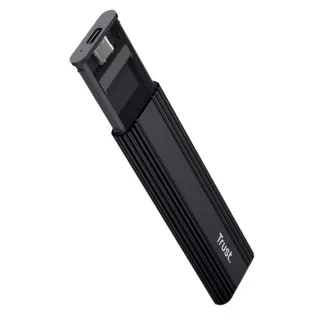 TRUST Külső doboz M.2 SSD-hez, USB-C 3.2 Gen2, M.2 2280, fekete