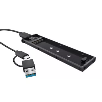 TRUST Külső doboz M.2 SSD-hez, USB-C 3.2 Gen2, M.2 2280, fekete