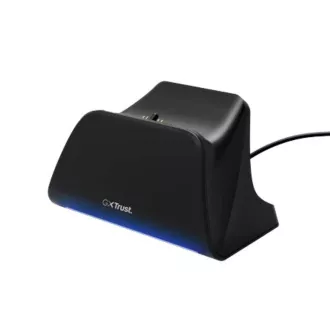 TRUST töltőállomás GXT 255, PS5 vezérlőkhöz, fekete színű