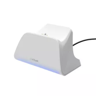 TRUST töltőállomás GXT 255W, PS5 vezérlőkhöz, fehér színben
