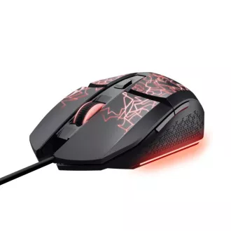 TRUST egér GXT 113 Felox, vezetékes USB, RGB, fekete