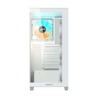 GIGABYTE ház GB-C500PI ST, Mid tower, 1xUSB-C 3.2, 2xUSB 3.0, 4x 120mm ARGB ventilátor, fehér