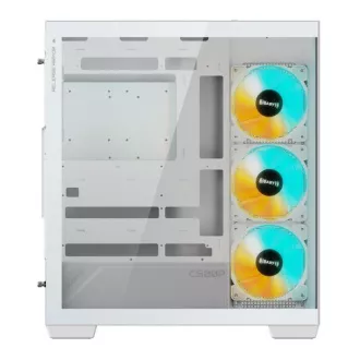 GIGABYTE ház GB-C500PI ST, Mid tower, 1xUSB-C 3.2, 2xUSB 3.0, 4x 120mm ARGB ventilátor, fehér