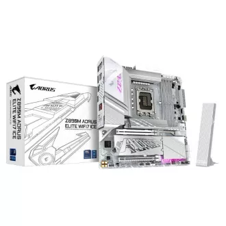 GIGABYTE MB Sc LGA1851 Z890M A ELITE WF7 ICE, Intel Z890, 4xDDR5, 1xDP, 1xHDMI, 1xUSB4, WiFi, mATX, 1xUSB4, mATX