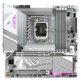 GIGABYTE MB Sc LGA1851 Z890M A ELITE WF7 ICE, Intel Z890, 4xDDR5, 1xDP, 1xHDMI, 1xUSB4, WiFi, mATX, 1xUSB4, mATX