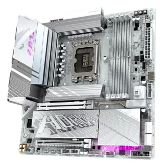 GIGABYTE MB Sc LGA1851 Z890M A ELITE WF7 ICE, Intel Z890, 4xDDR5, 1xDP, 1xHDMI, 1xUSB4, WiFi, mATX, 1xUSB4, mATX