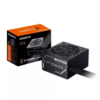 GIGABYTE P750BS, 750W, 80PLUS Bronze, 120 mm-es, 120 mm-es
