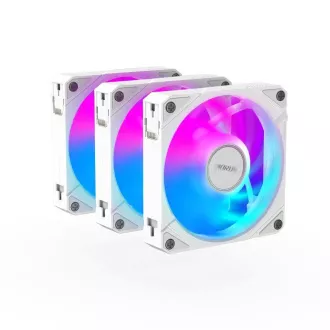GIGABYTE ventilátor AORUS EZ CHAIN FAN ICE 3-PACK, 3x120mm, fehér