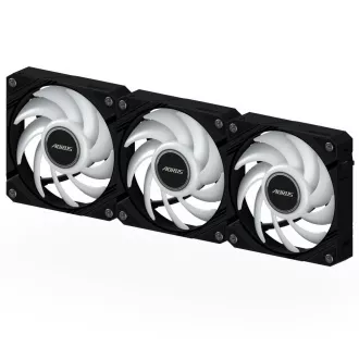 GIGABYTE ventilátor AORUS EZ CHAIN FAN 3-PACK, 3x120mm, fekete