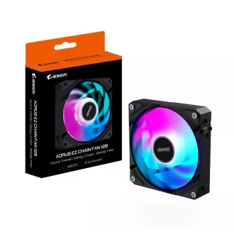 GIGABYTE ventilátor AORUS EZ CHAIN FAN, 1x120mm, fekete